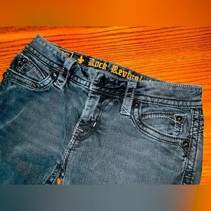 Rock Revival black skinny jeans - Womens size 28 - denim pants